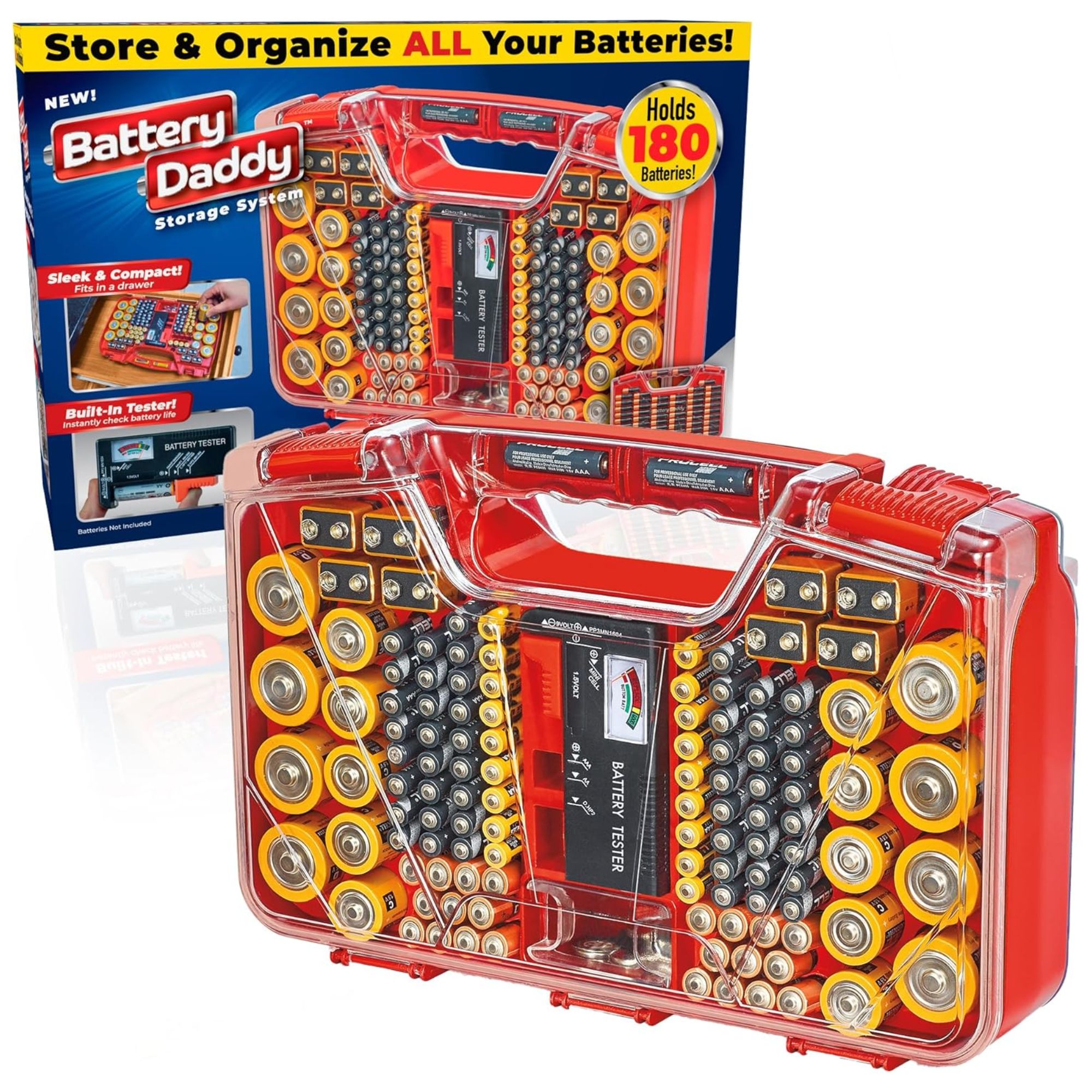 Assorted battery organizer