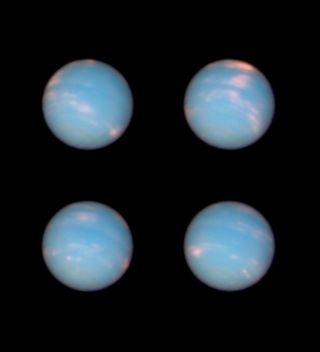Hubble images of Neptune