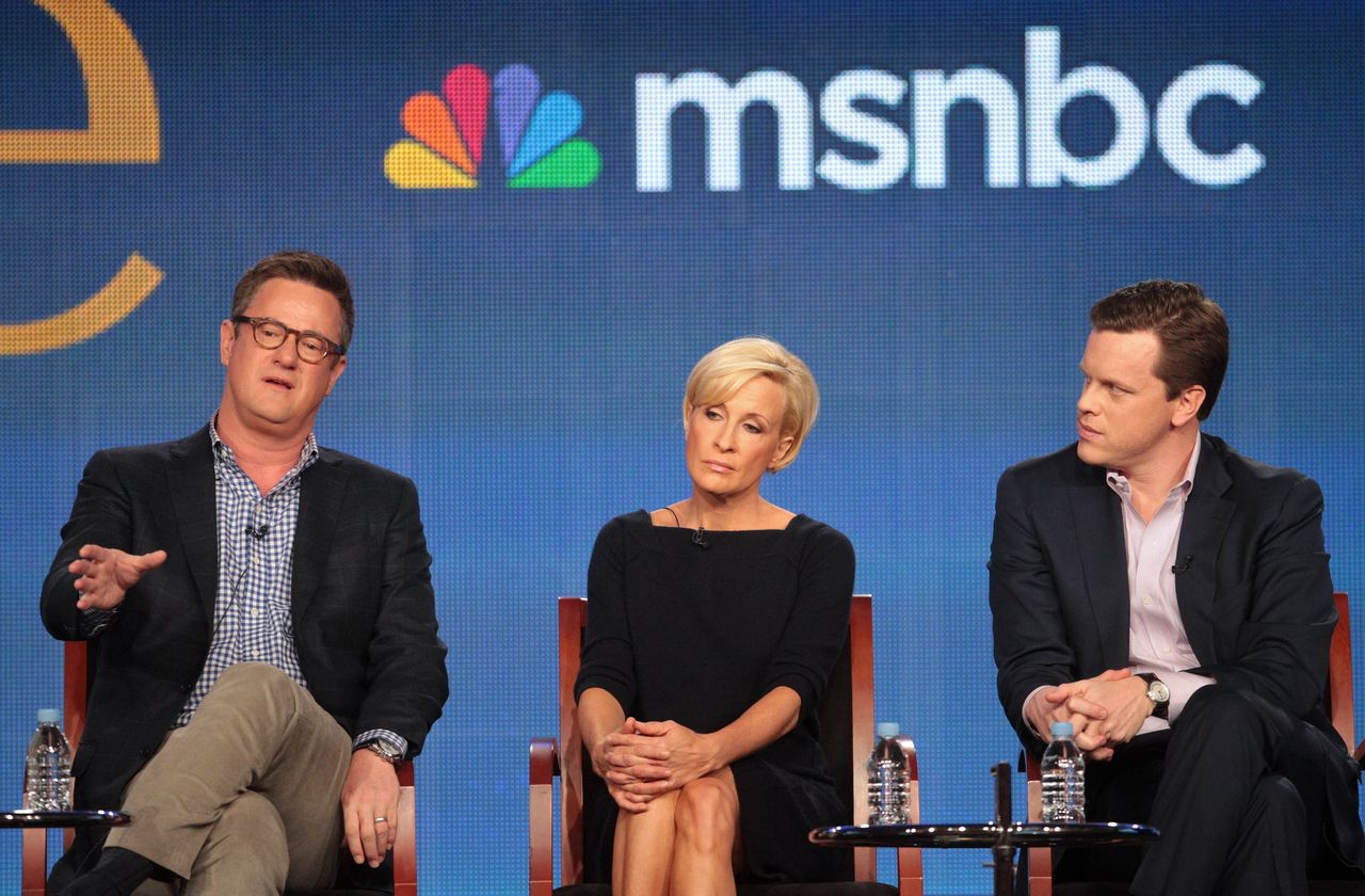 Joe Scarborough, Mika Brzezinski and Willie Geist.