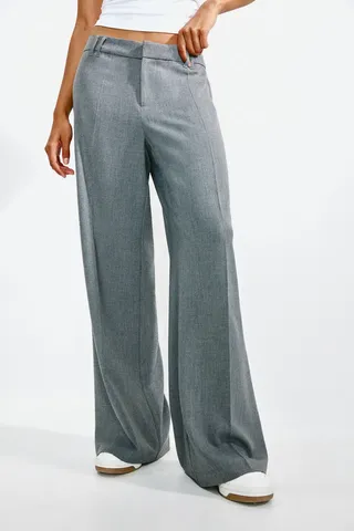 Wide-Leg Dress Pants