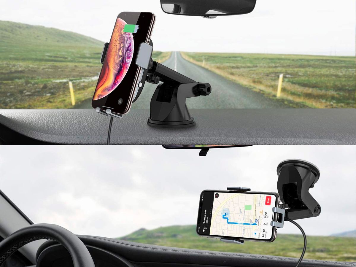 Today's 50% discount brings this wireless charging car mount down to ...