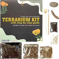 Terrarium DIY Kit for Succulents and Cacti Plants with Step-by-Step Guide | £13.62 at Amazon