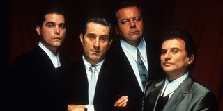 Goodfellas Ray Liotta Robert DeNiro Paul Sorvino and Joe Pesci pose for a photo