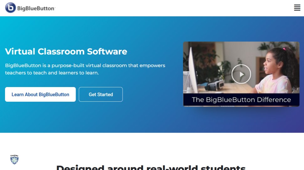 BigBlueButton website screenshot (January 2026).