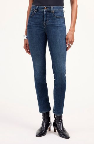 Mid Rise Stovepipe Jeans