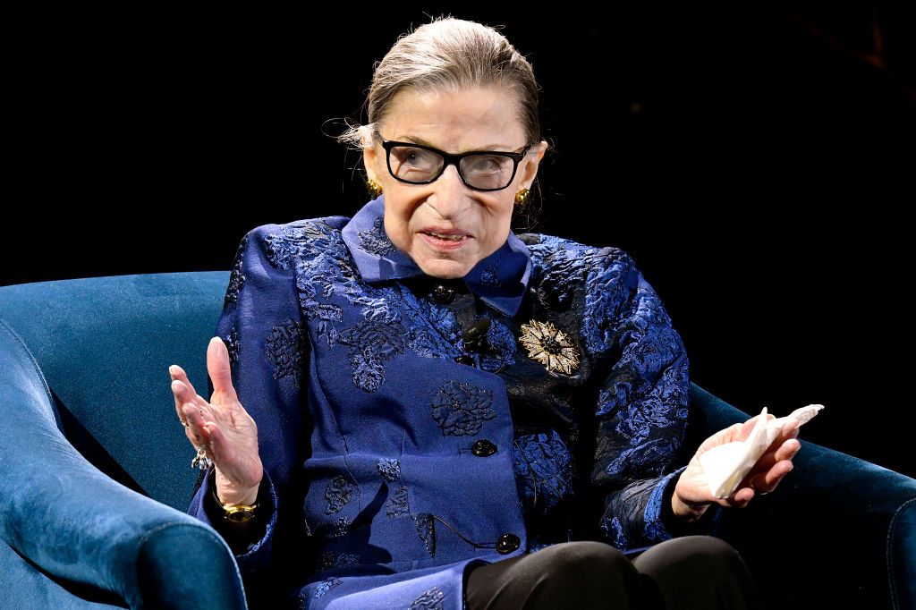 Ruth Bader Ginsburg.