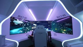 Space Ship game room. 