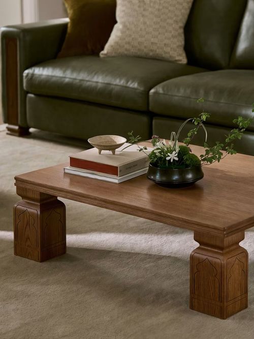 Tan France Anaya Square Tea Table