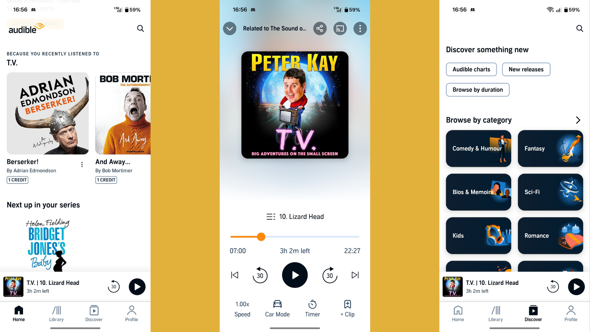 Audible screenshot