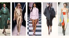Milan Fashion Week spring/summer 2024 shows - models on the runway