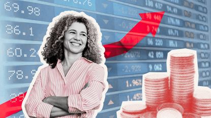 Annuity rates woman choosing retirement income happily