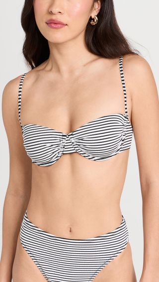 Solid 
Striped X Sofia Richie Grainge the Miranda Bikini Top