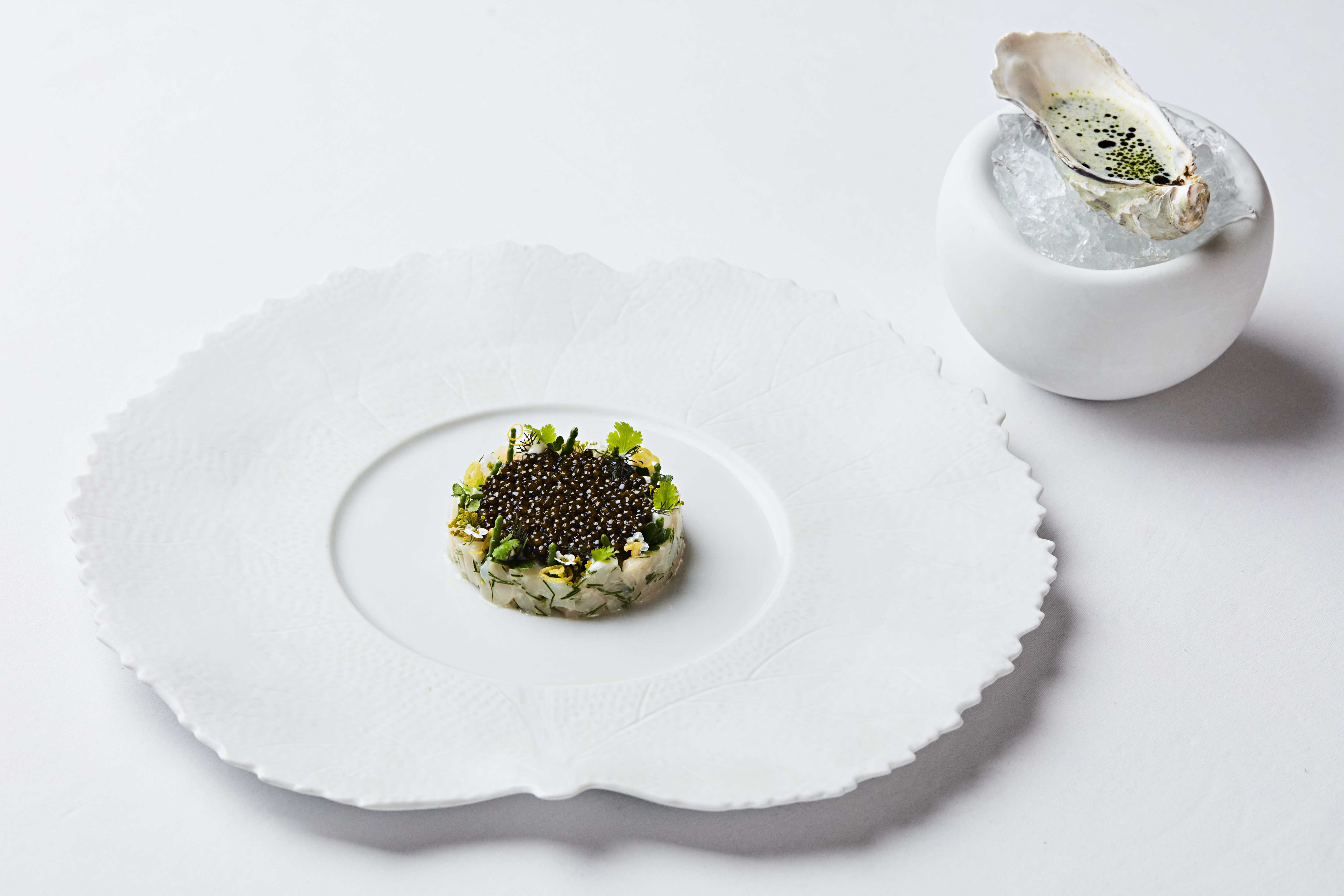 Isle of Skye Scallop Tartare at CORD by Le Cordon Bleu