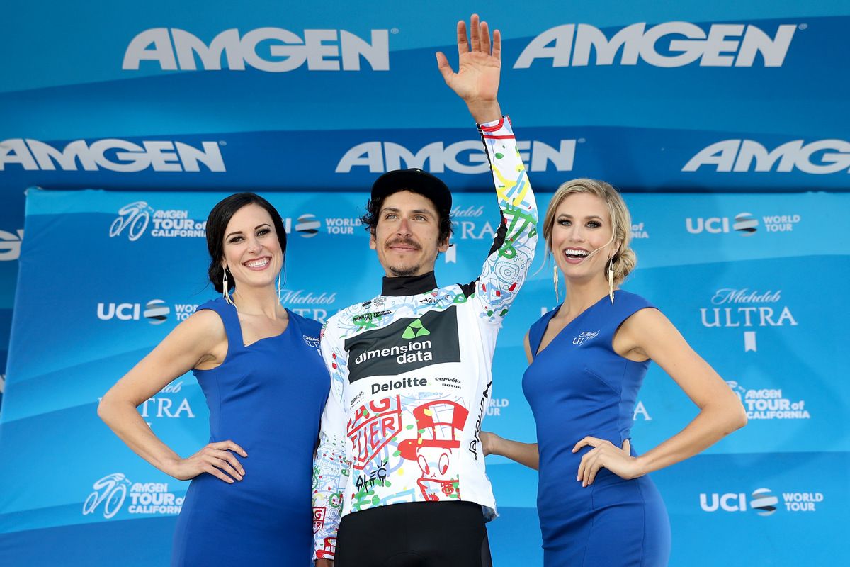 Lachlan Morton retains the best young rider jersey