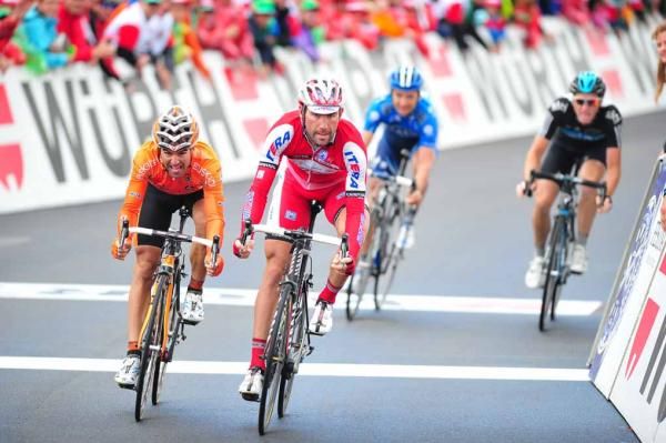 Vladimir Isaichev (Katusha) showed his nous in the sprint.