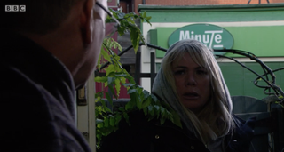 Sharon Mitchell and Ian Beale in EastEnders