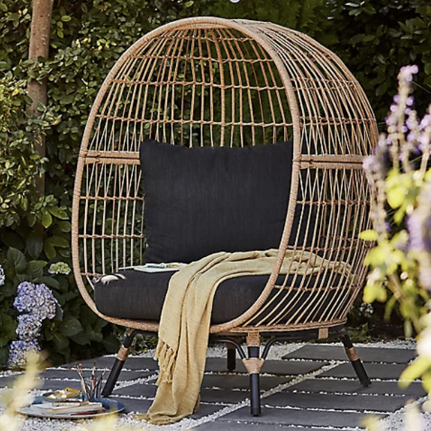 Rattan effect garden chair elevates outdoor space