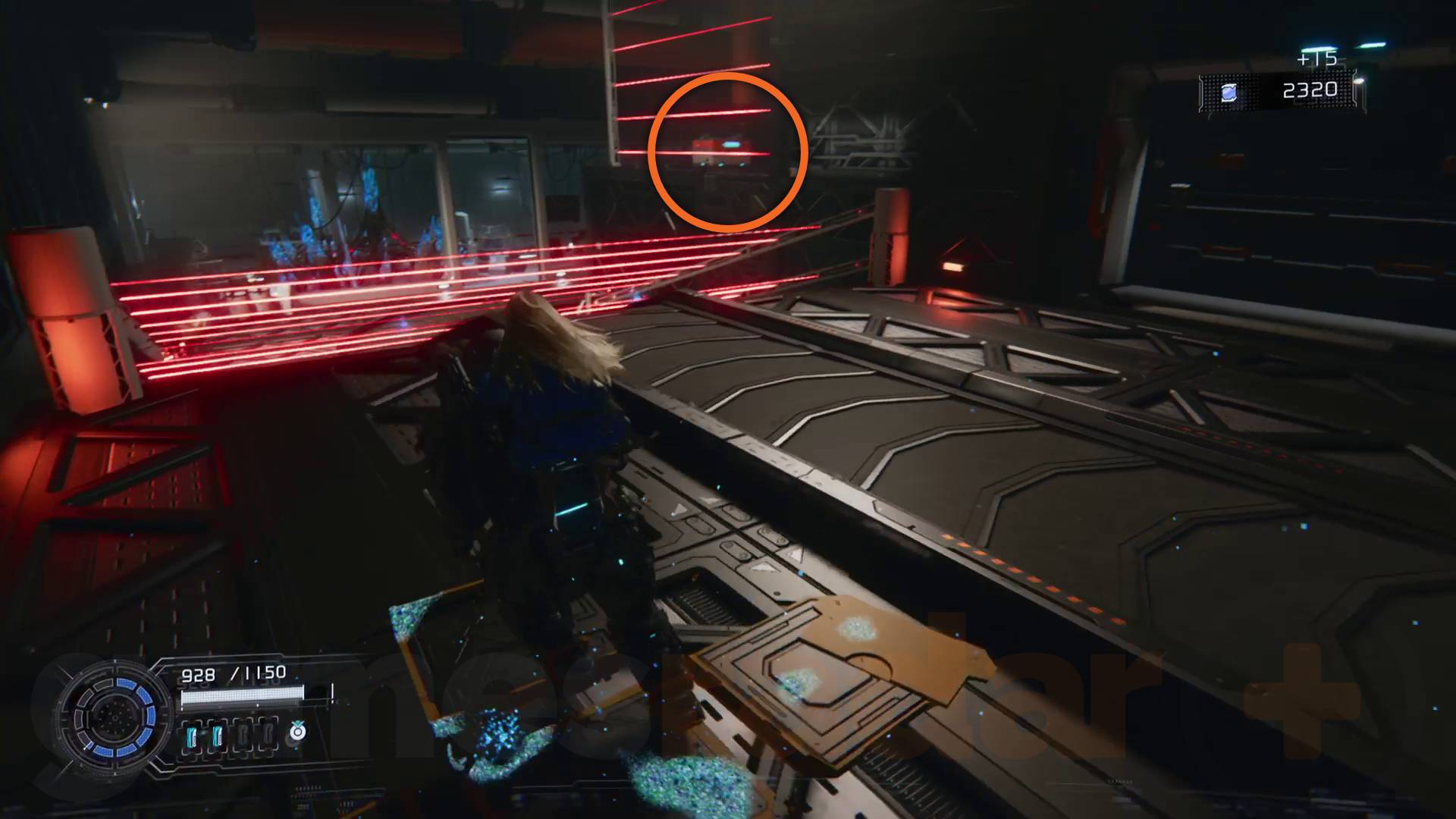 Pragmata MPA collectibles lim recycling facility safe box behind laser wall