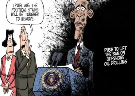 Offshore drilling: Obama's black stain
