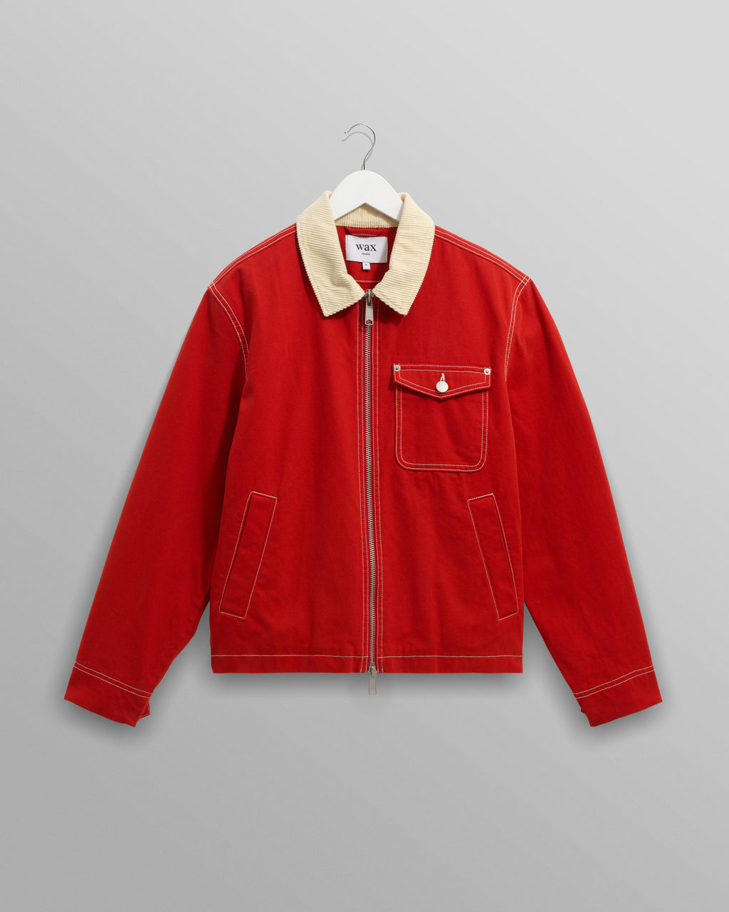 Mason - Red Canvas Work Jacket