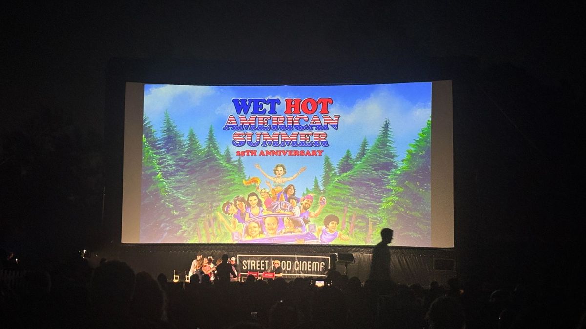 The title screen of