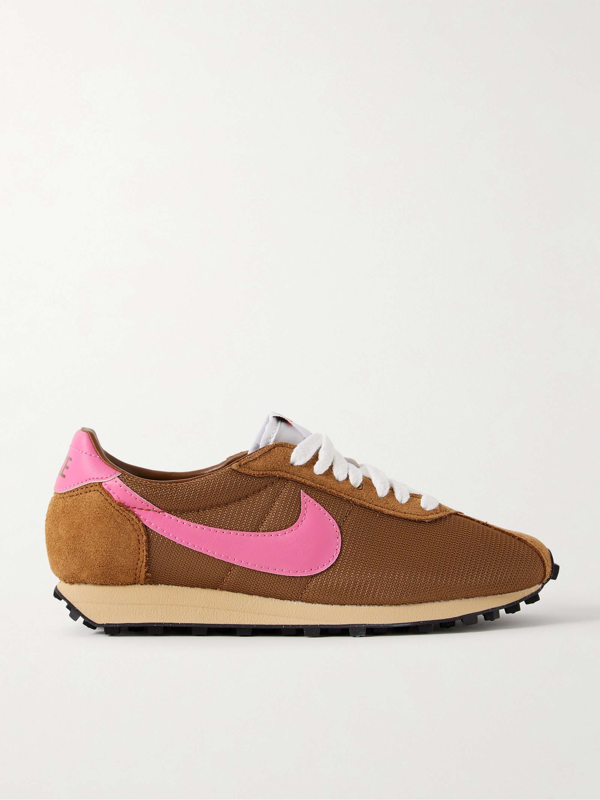 Ld-1000 Leather and Suede-Trimmed Mesh Sneakers