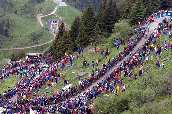 A natural stadium.