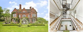 country homes with impressive staircases