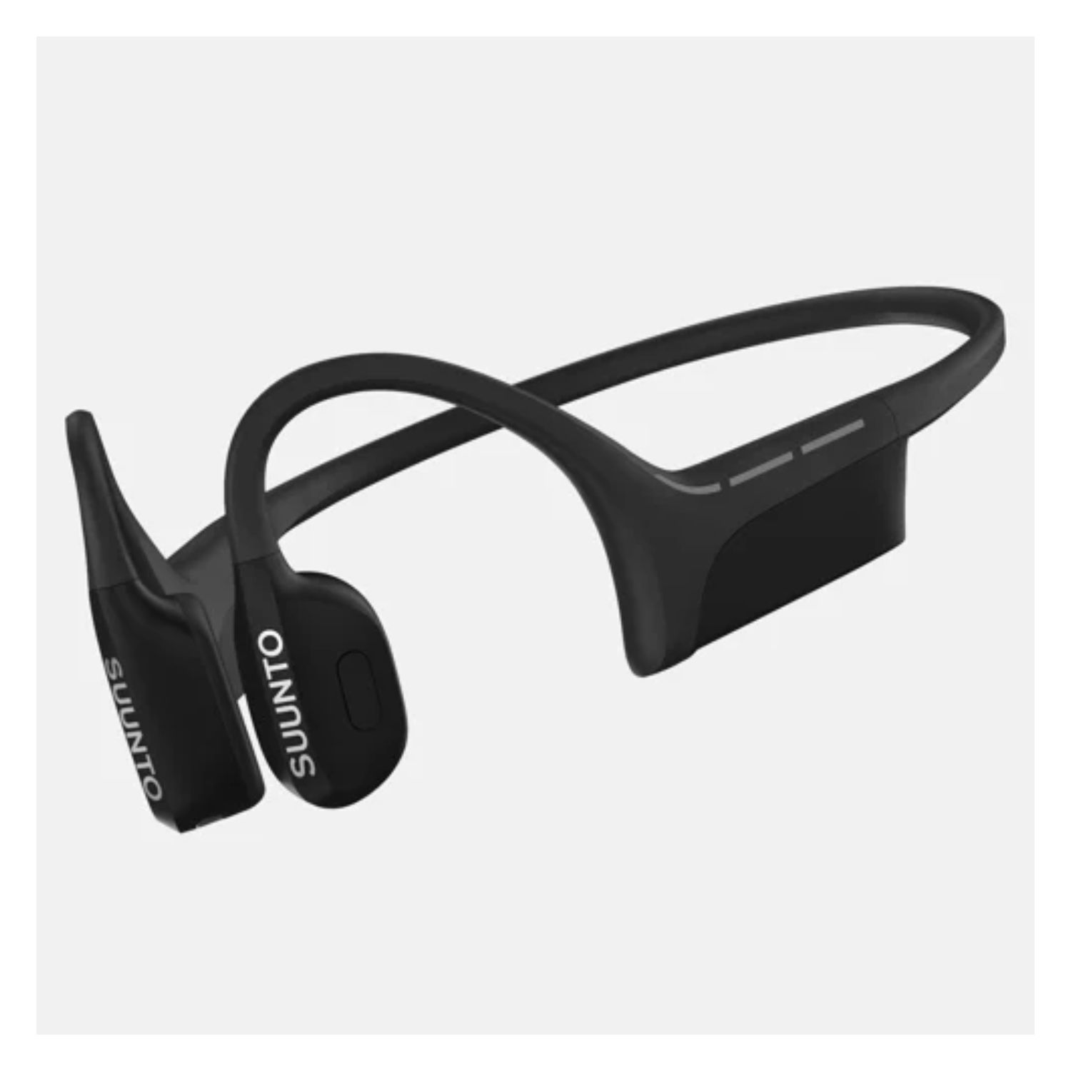 Suunto Wings bone conducting headphones on a white background