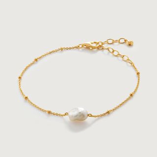 Monica Vinader Nura Tiny Keshi Pearl Bracelet