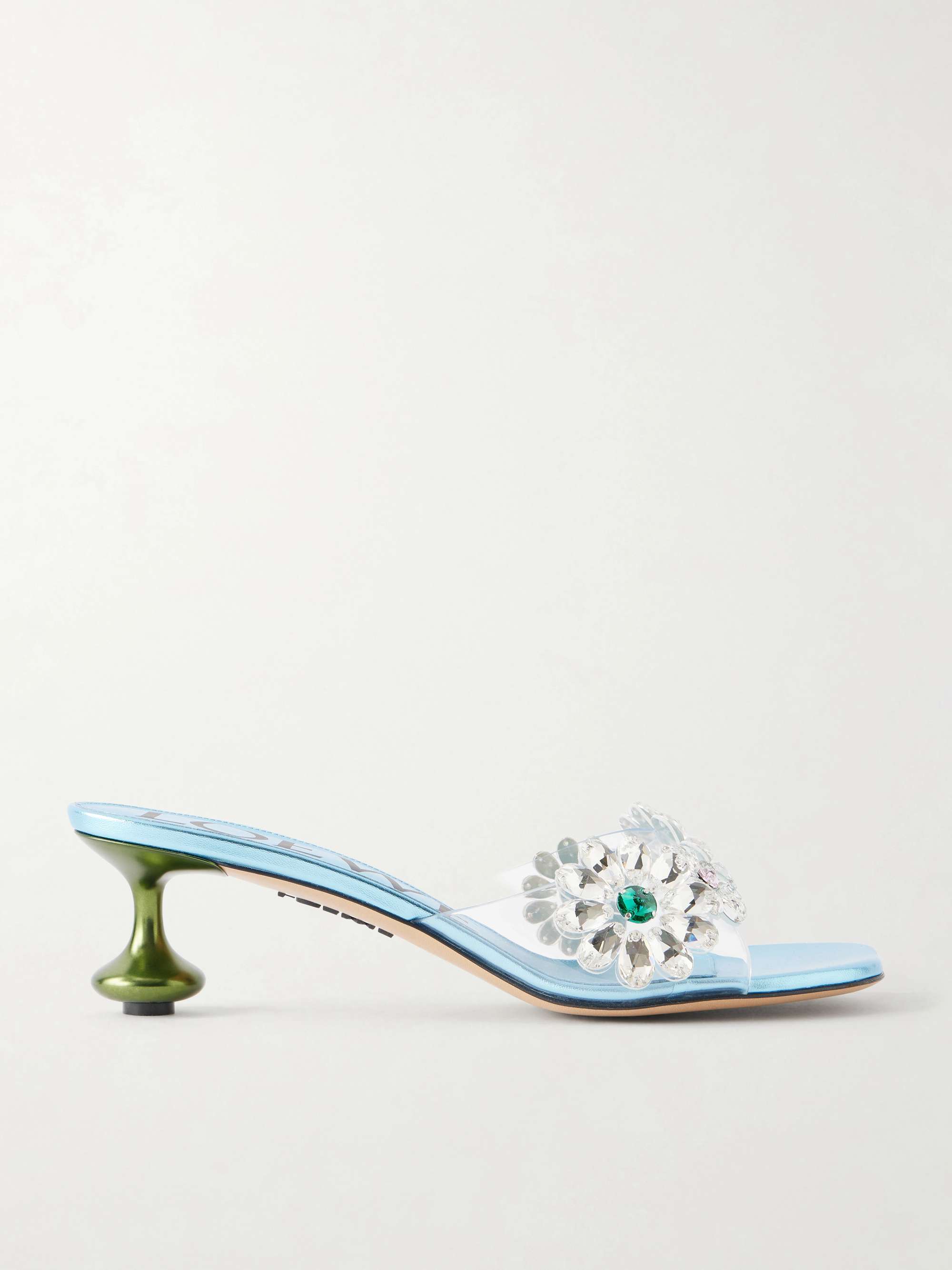 + Paula'a Ibiza Flower Embellished Pvc Mules