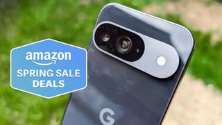 Google Pixel 9 with Amazon Spring Sale deal tag 