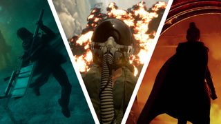 A blended picture of three games from The Game Awards 2025