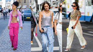 how to style cargo pants with sequins