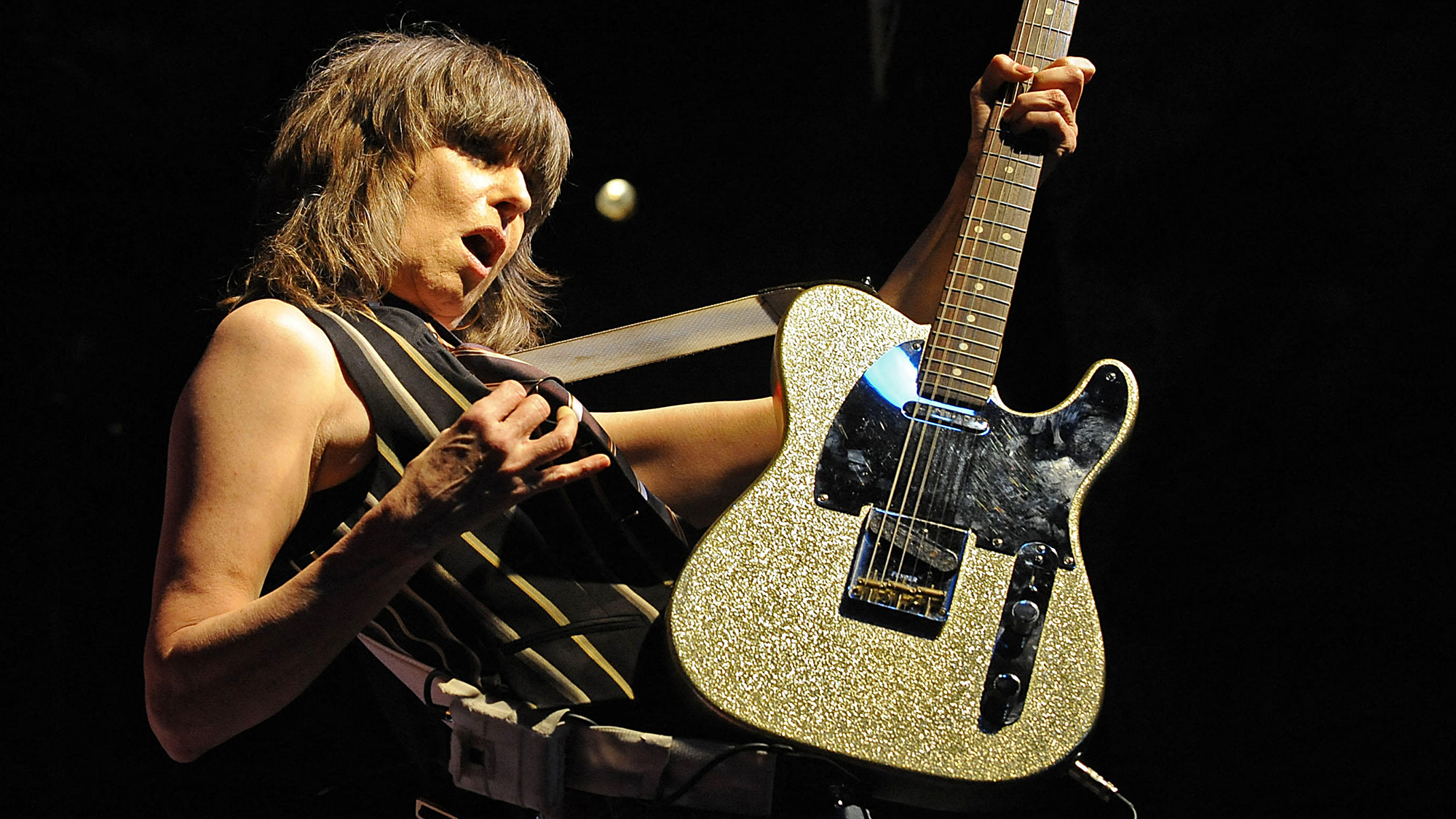 Chrissie Hynde performs with Pretenders in Stuttgart, Germany, 21 June 2009. 