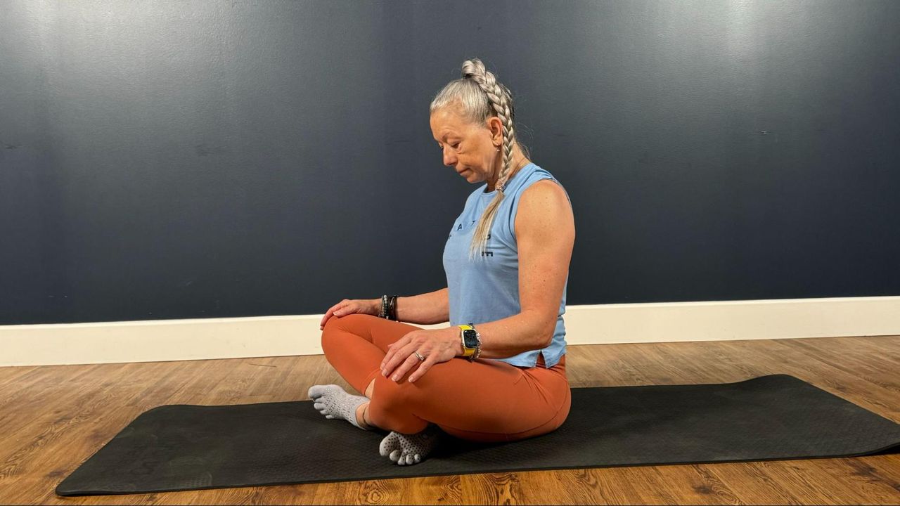 Balanced Body educator and certified personal trainer Portia Page demonstrates her energizing yoga poses