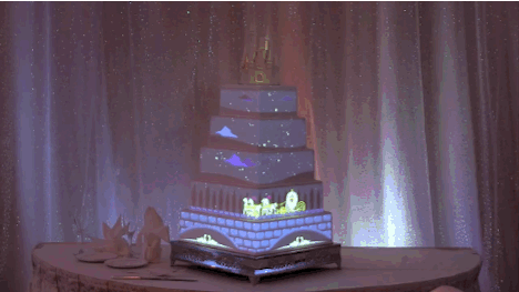 Disney Weddings now feature 'wedding cake projection mapping' technology