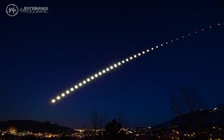 Lunar Eclipse Over Golden, Colorado