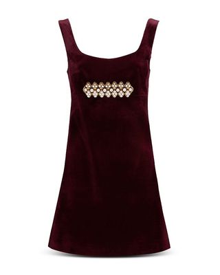 Ella velvet mini dress