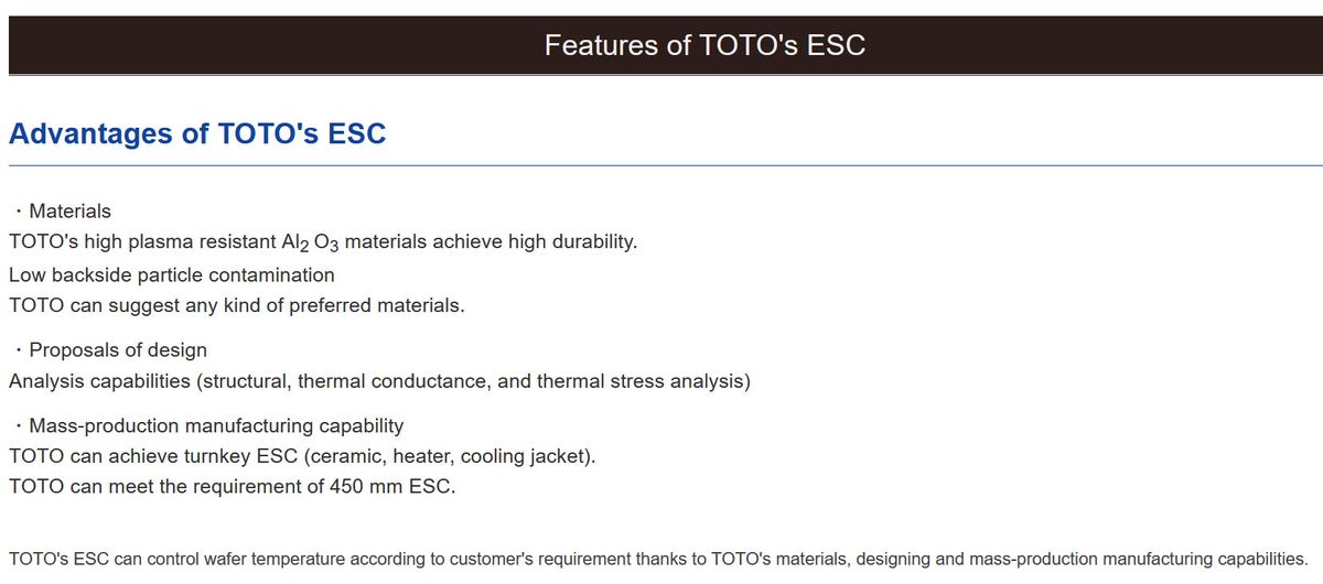 Toto products