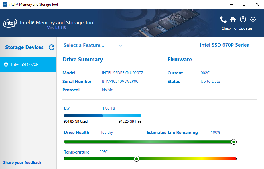 Intel SSD 670p