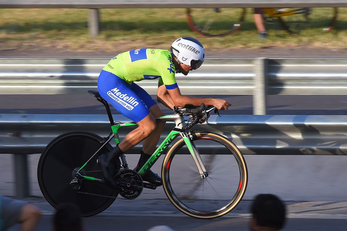Oscar Sevilla put in a strong ride to leave himself in the top 10