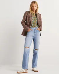 Relaxed Distressed Jeans: was £85now £25.50 with code T4R4 | Boden