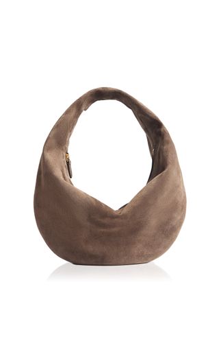 Olivia Medium Suede Hobo Bag