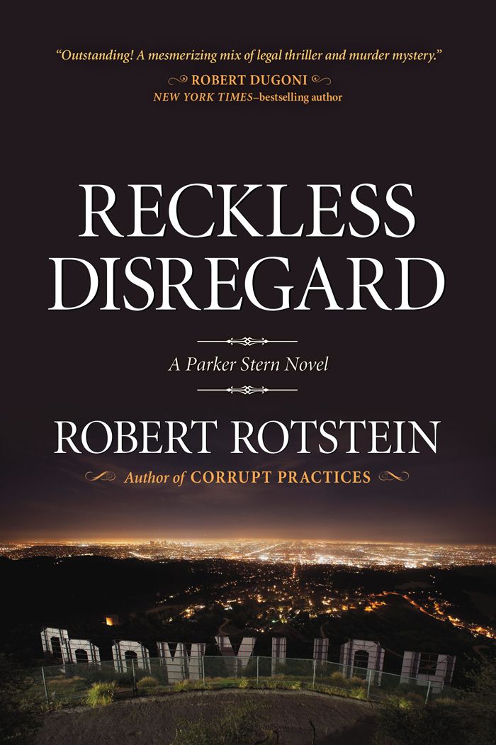 Reckless Disregard cover, Robert Rotstein