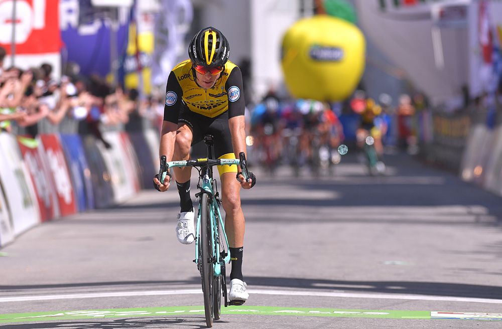 George Bennett (LottoNL-Jumbo) second on stage 4 of Tour of the Alps