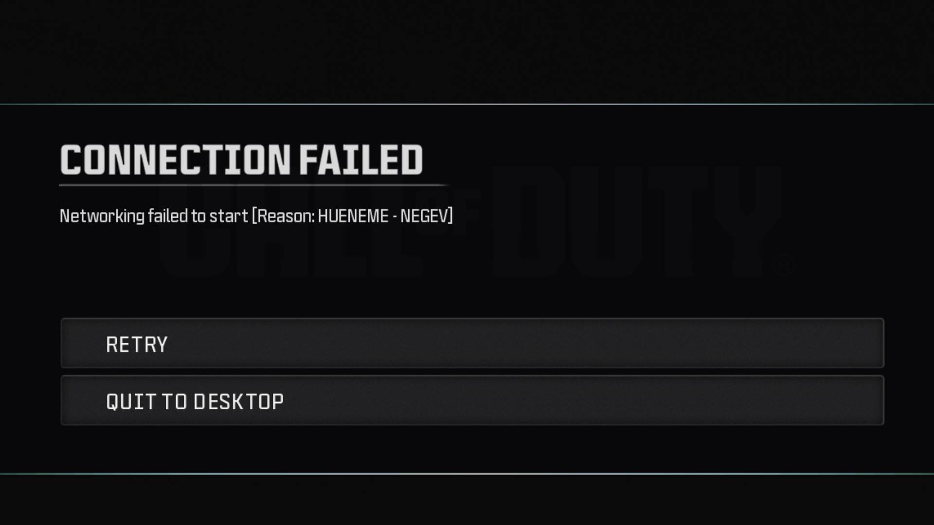 call of duty hueneme negev