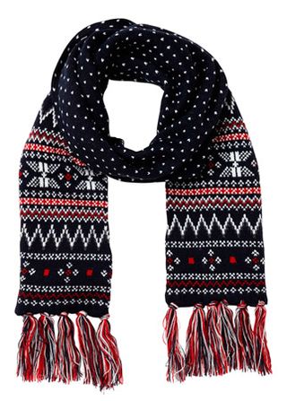 Monki Fair Isle scarf, £8