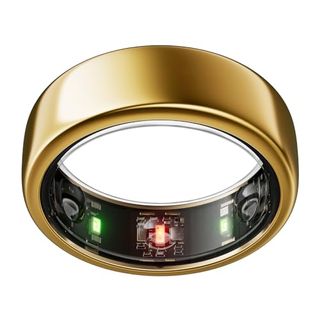 Oura Ring Gen3 Horizon – Gold – Größe 8 – Smart Ring – Erste Größe mit Oura Size Kit – Schlaf-Tracking tragbar – Herzfrequenz – Fitness-Tracker – 5–7 Tage Akkulaufzeit