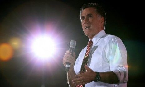 Mitt Romney campaigns in Virginia on Oct. 4: Romney said Thursday that his remarks disavowing the 47 percent of Americans who don&amp;#039;t pay income tax were &amp;quot;completely wrong.&amp;quot;